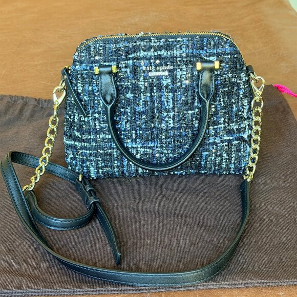 Kate Spade Small Maise Emerson Place Fabric Handbag Crossbody RARE NEW - Picture 5 of 17